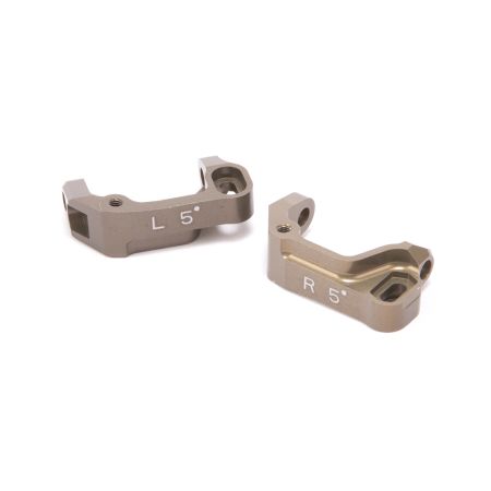 Schumacher Alloy 5 Deg Yokes (pr) - ST2, LD3 (U8574)