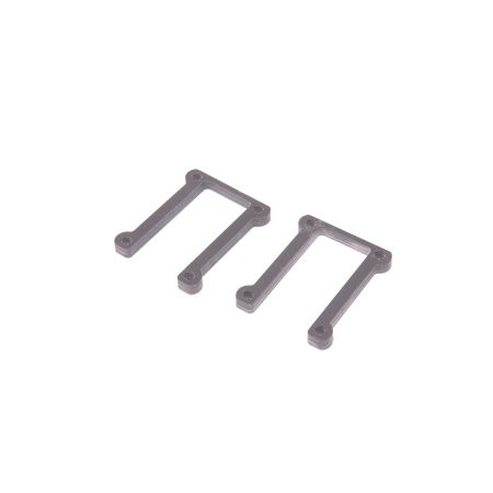 Schumacher S2 Upper Link Mount 4mm Spacer (pr) - Neon (U8858)