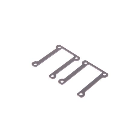 Schumacher S2 1mm Link Mount Spacer (pr) - Neon (U8889)