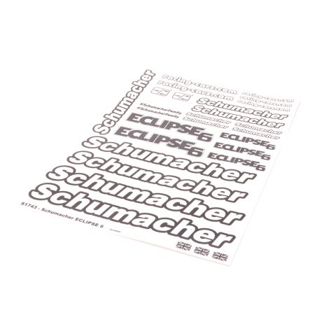Schumacher Decal - Eclipse 6 (U9029)