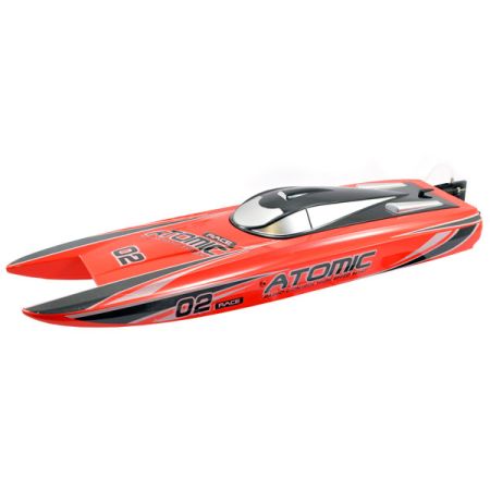 Volantex Racent Atomic 70cm Brushless Racing Boat ARTR (Red) (V792-4R)