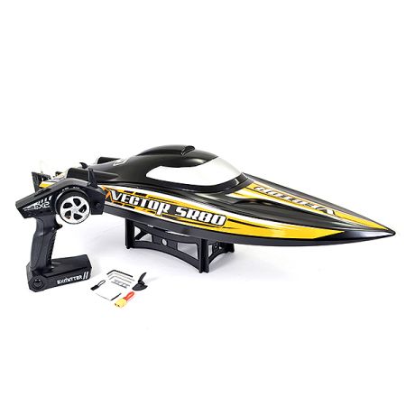 Volantex Vector SR80 Brushless Boat (No Batt)- Black/Orange (V798-4)