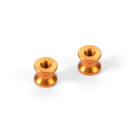 Xray Alu Mount 6.0mm - Orange (2) (XR376366-O)
