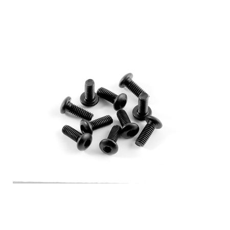Xray Hex Screw Sh M4X10  (10) (XR902410)