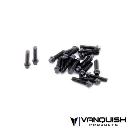 Vanquish M2x8mm Forged Scale Steel Black (20) (VPS01711)