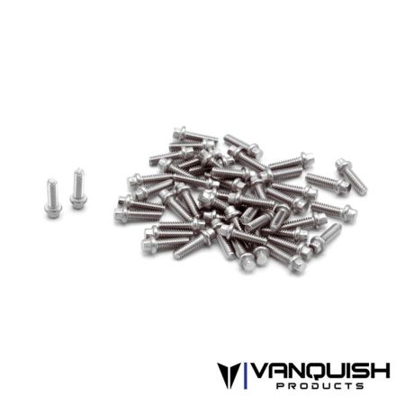 Vanquish Hex Scale Stainless Wheel Screw Kit (VPS05002)