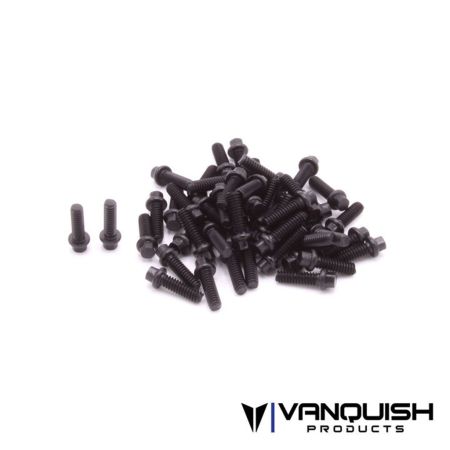 Vanquish Hex Scale Black Wheel Screw Kit (VPS05003)