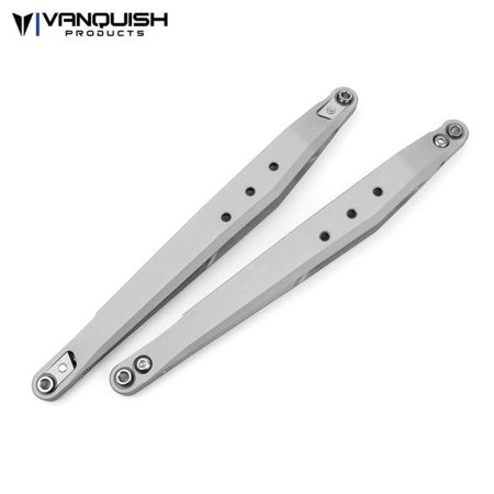 Vanquish Yeti Trailing Arms Clear Anodized (VPS07351)