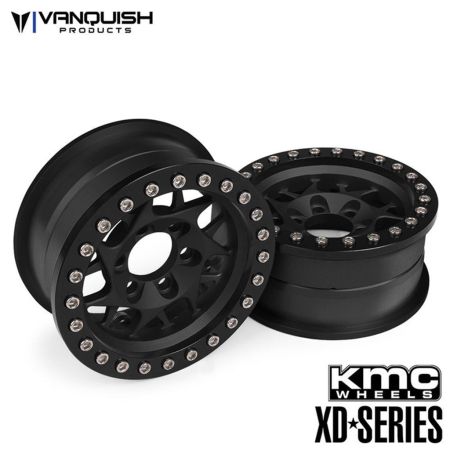Vanquish KMC 1.9 XD127 Bully Black Anodized (VPS07710)