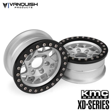 Vanquish KMC 1.9 XD127 Bully Clear Anodized (VPS07711)
