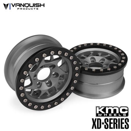 Vanquish KMC 1.9 XD127 Bully Grey Anodized (VPS07712)