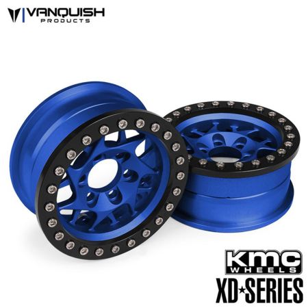 Vanquish KMC 1.9 XD127 Bully Blue Anodized (VPS07714)