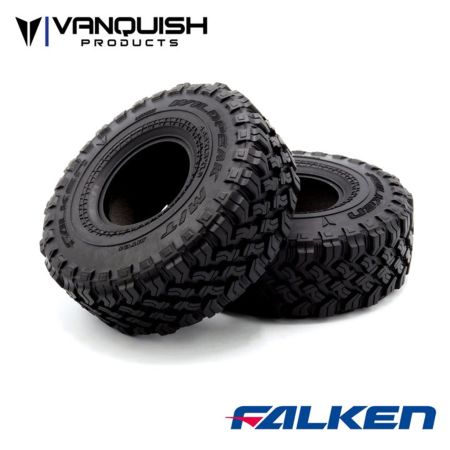 Vanquish Falken Wildpeak M/T 1.9 Tires (2) Red (VPS10103)