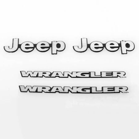 RC4WD 1/10 Metal Logo For Tamiya CC01 Wrangler (VVV-C0060)