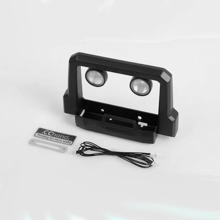 RC4WD Functional Metal Light & Winch Bumper For Gelande Ii D90/D110 (VVV-C0125)