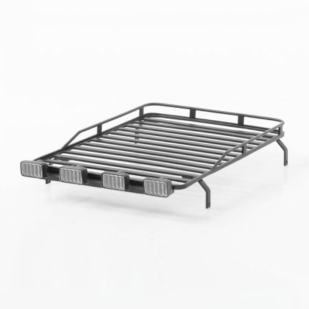 RC4WD Roof Rack With Light Pods For 1/18 Gelande D90 (Black) (VVV-C0279)