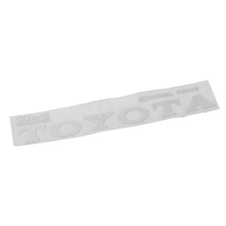 RC4WD Metal Vintage Rear Emblem For TF2 Mojave Body (White) (VVV-C0291)