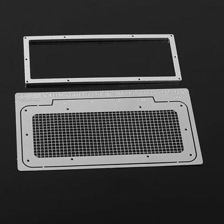 RC4WD Kahn Style Front Grille For D90/D110 Bodies (Silver) (VVV-C0317)