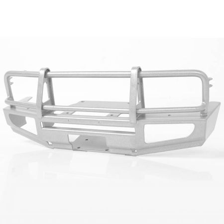 RC4WD Trifecta Front Bumper, Sliders & Side Bars For Land Cruiser Lc70 Body (Silver) (VVV-C0413)