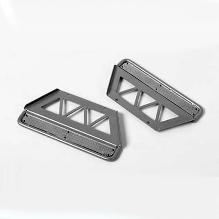 RC4WD Trifecta Side Sliders For Land Cruiser Lc70 Body (Silver) (VVV-C0418)