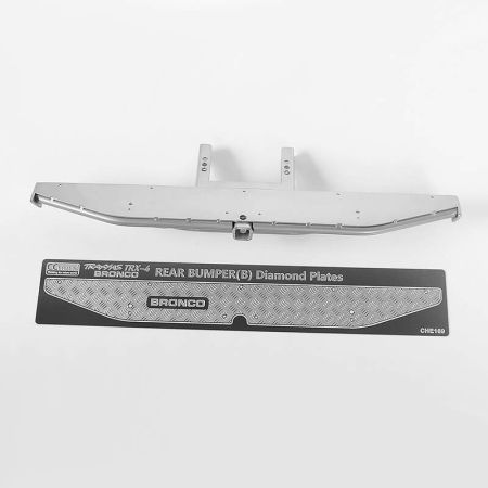 RC4WD Ks Rear Bumper For Traxxas TRX-4 '79 Bronco Ranger XLT (Silver) (VVV-C0509)