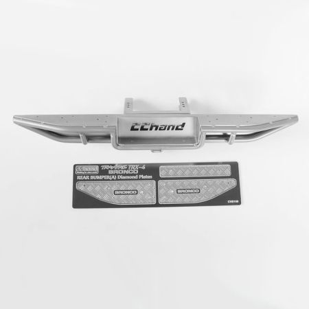 RC4WD Ranch Rear Step Bumper For Traxxas TRX-4 '79 Bronco Ranger XLT (Silver) (VVV-C0511)