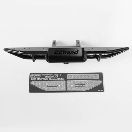 RC4WD Ranch Rear Step Bumper For Traxxas TRX-4 '79 Bronco Ranger XLT (Black) (VVV-C0512)