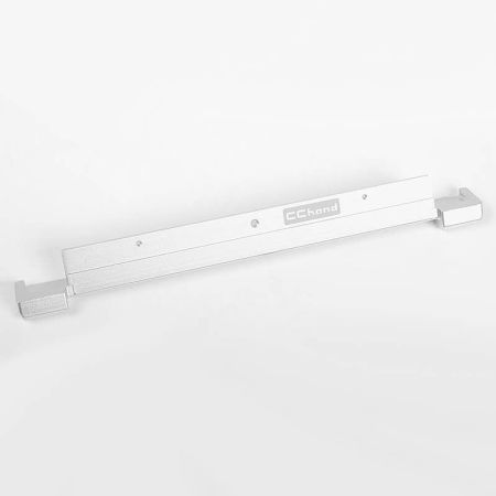 RC4WD Slick Metal Rear Bumper For Js Scale 1/10 Range Rover Classic Body (Silver) (VVV-C0687)
