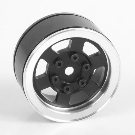 RC4WD Six-Spoke 1.55" Internal Beadlock Wheels (Black) (VVV-C0806)