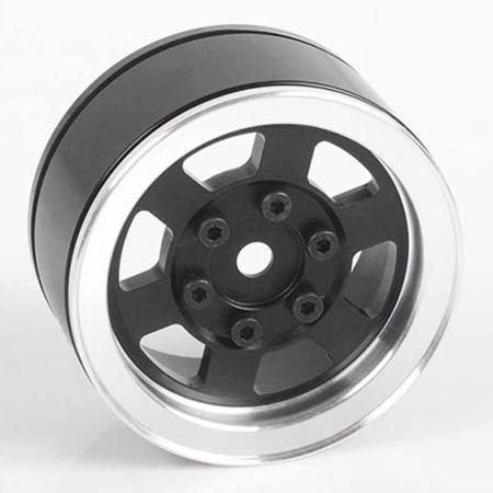 RC4WD Six-Spoke 1.55" Single Internal Beadlock Wheel (Black) (VVV-C0807)