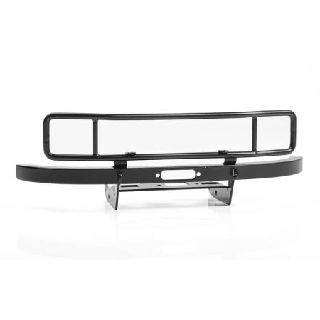 RC4WD Ranch Steel Front Winch Bumper W/ Lights For Axial 1/10 SCX10 Ii Umg10 (Black) (VVV-C0934)