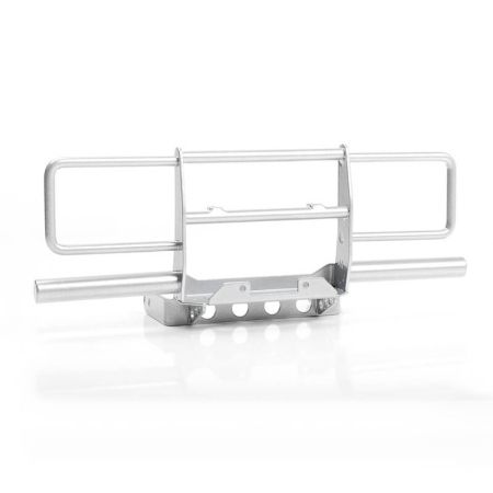 RC4WD Oxer Steel Front Winch Bumper For Vanquish Vs4-10 Origin Body (Silver) (VVV-C0947)
