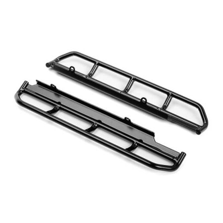 RC4WD Krabs Steel Tube Side Sliders For Vanquish Vs4-10 Origin Body (Black) (VVV-C0962)