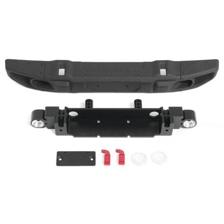 RC4WD OEM Wide Front Bumper W/License Plate Holder For Axial 1/10 SCX10 Iii Jeep (Glad/Wrang) (VVV-C1105)
