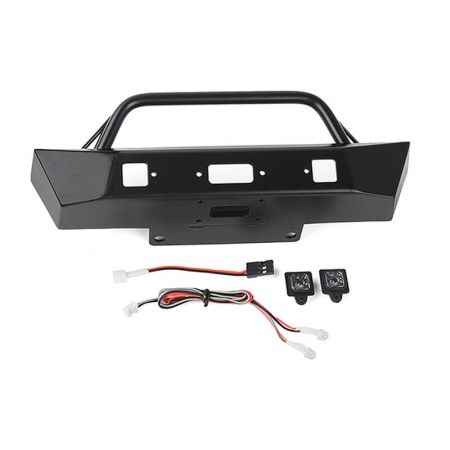 RC4WD Eon Metal Front Stinger Bumper W/Led For Axial SCX6 Jeep Wrangler Jlu (VVV-C1300)