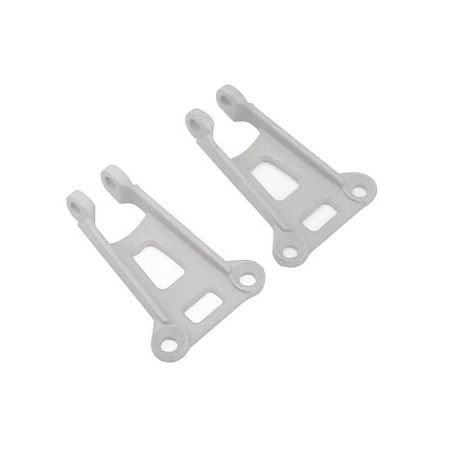 RC4WD Front Shock Mounts For Trail Finder 2 Chassis (Silver) (VVV-C1393)