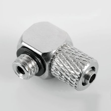 RC4WD Hydraulic Connector M5 X 4mm Tube (90Deg) (VVV-S0069)