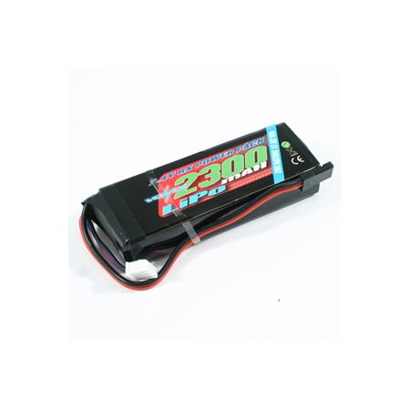 Voltz 2300mAh 2S 7.4V RX LiPO Straight Battery Pack (VZ0270)