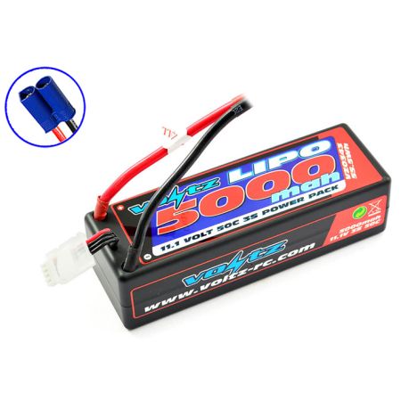 Voltz 5000mAh Hard Case 11.1V 50C LiPO Stick Pack EC5 (VZ0343EC5)