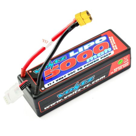 Voltz 5000mAh Hard Case 11.1V 50C LiPO Stick Pack XT60 (VZ0343XT60)
