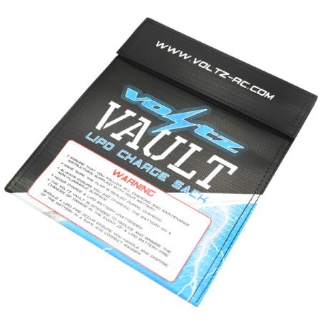 Voltz Charge Vault LiPO Sack/Bag Medium 22cm X 18cm (VZ1001) Voltz Charge Vault LiPO Sack/Bag Medium 22cm X 18cm (VZ1001)