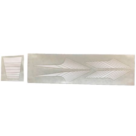 RC4WD Classic Stripes For 1985 4Runner Sheet (White) (Z-B0212)