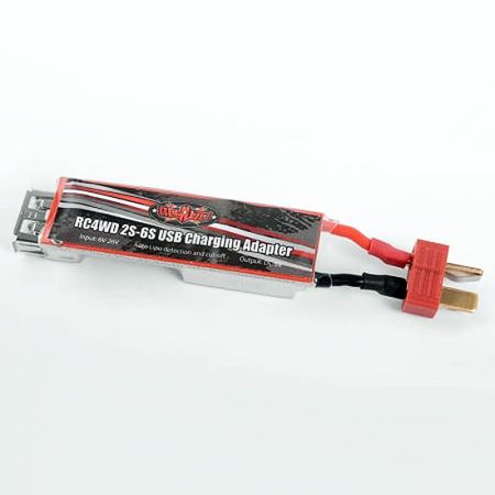 RC4WD 2S-6S Usb Charging Adapter W/"T" Style Plug (Z-E0109)