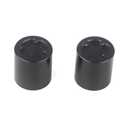 RC4WD 1/8 Scale Rear Hubs (Black) (Z-S0014)