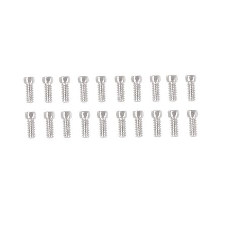 RC4WD Scale Hex Head Bolts (M1.6 X 4mm) Silver (Z-S0053)