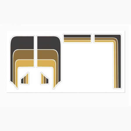 RC4WD Toyota 79-81 Body Decals (Brown) (Z-S0132)