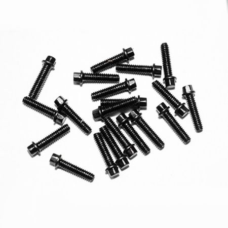 RC4WD Miniature Scale Hex Bolts (M2 X 8mm) (Black) (Z-S0376)