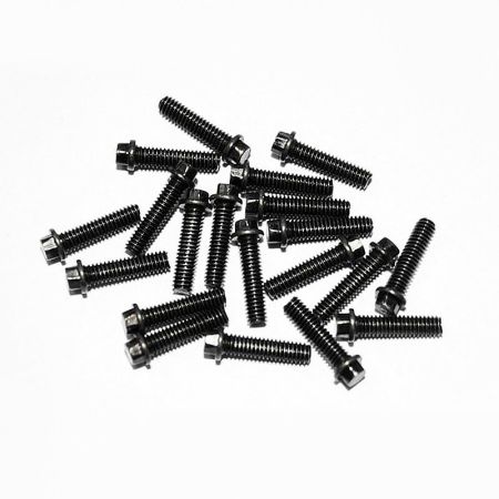 RC4WD Miniature Scale Hex Bolts (M2.5 X10mm) (Black) (Z-S0381)