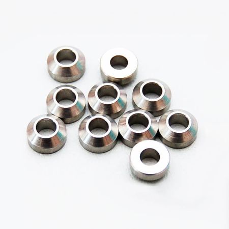 RC4WD Heavy Duty Steel Silver 3mm Con Washers (10) (Z-S0385)