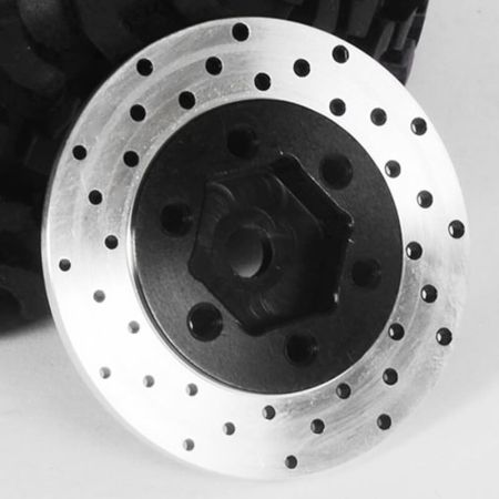 RC4WD 1.9"/2.2" 6 Lug Steel Wheel Hex Hub With Brake Rotor (Z-S0530)